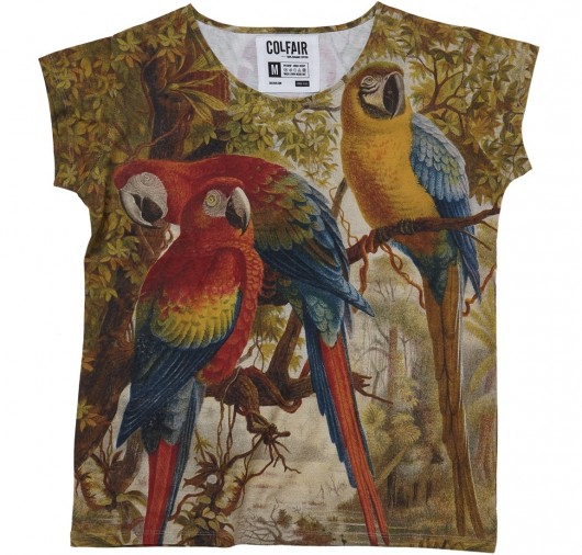 t-shirt damskie Colfair T-shirt - Parrots