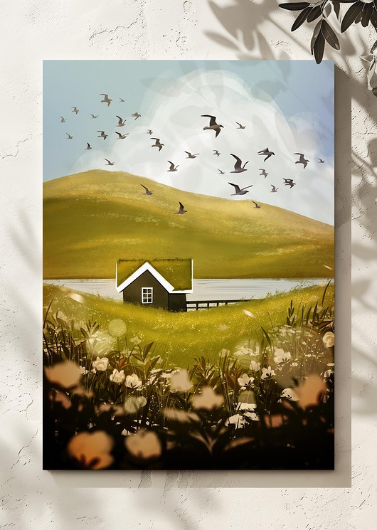 grafiki i ilustracje Moje zacisze