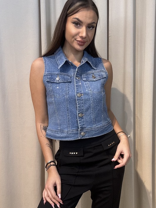 kamizelki damskie Kamizelka Denim