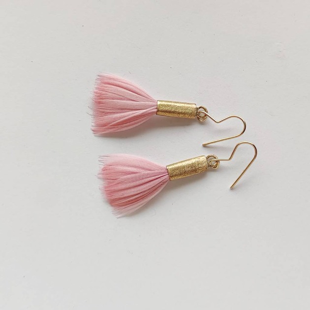 kolczyki z piórami PIÓRKO kolczyki