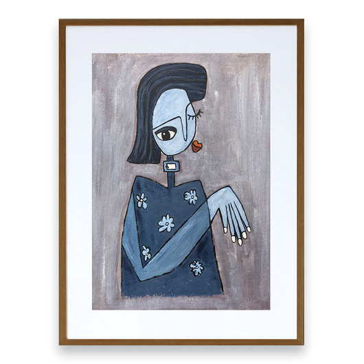 obrazy ORYGINAŁ 40 x 30 cm - Dama 2