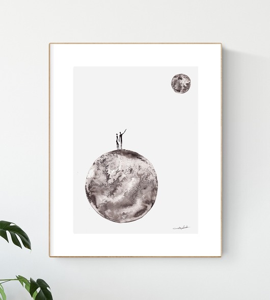 obrazy Obraz 30X40 cm malowany ręcznie