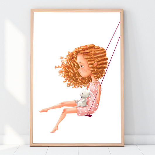 PLAKAT,OBRAZEK KRÓLICZKI NR.18 Dekoracjan