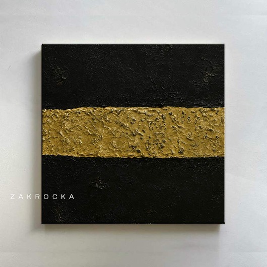 obrazy Obraz LAXXI  - mocna czarna struktura
