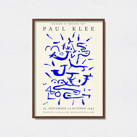 Paul Klee plakat do wystawy Pas De LArt