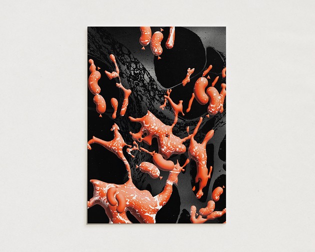 plakaty Plakat obżarstwo / Oryginalna grafika / poster print