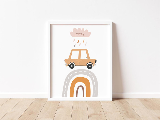 obrazy i plakaty do pokoju dziecięcego PLAKAT, OBRAZEK Kolekcja autka cars nr.2