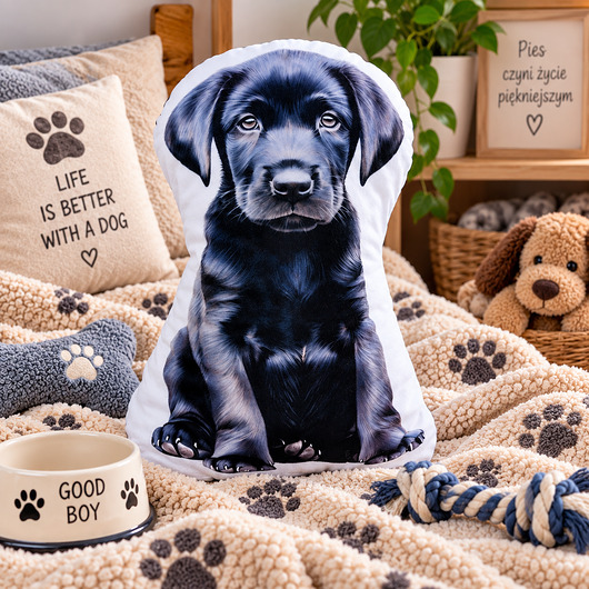 poduszki do pokoju dziecka Poduszka piesek przytulanka piesek labrador maskotka pluszowy labrador