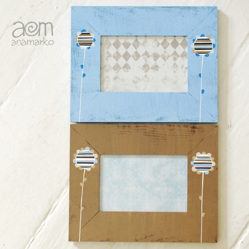 2 x ramka 10x15 - kwiatulki anamarko
