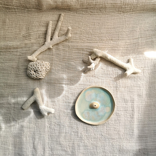 Podstawki pod kadzidełka Ceramiczna podstawka na kadzidło