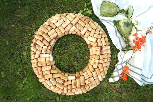 Duży wianek z korków od wina  ARBOREA