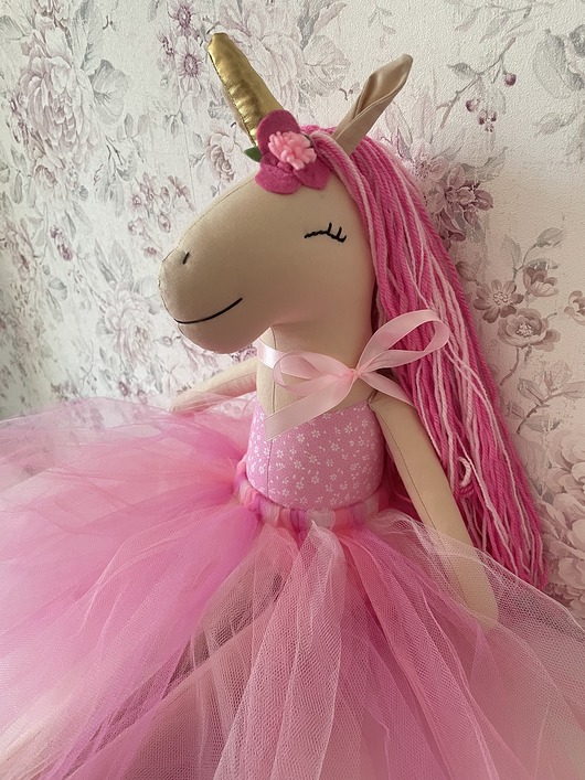 misie i maskotki Marcysia maskotka jednorożec 55 cm