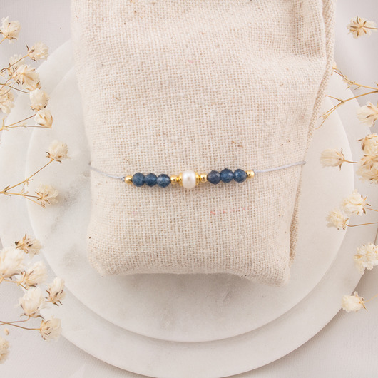 bransoletki z kamieni naturalnych Kamień urodzeniowy - wrzesień Szafir