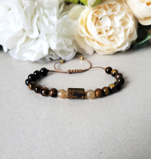 bransoletki z kamieni naturalnych SIŁA i SUKCES- z Cytrynem