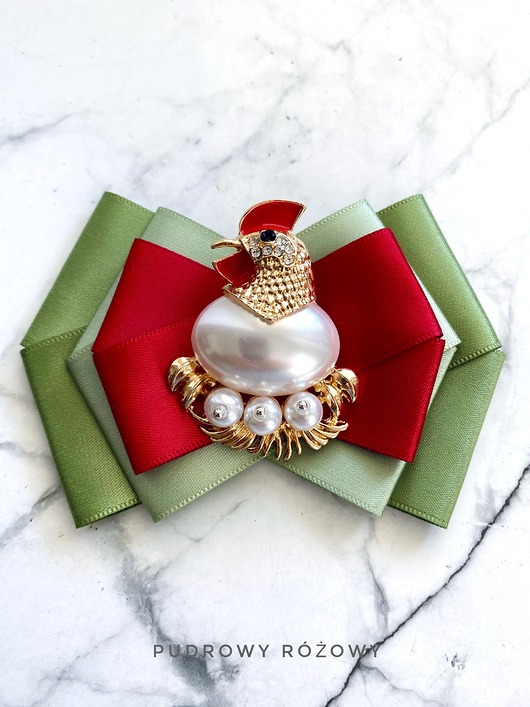 broszki Brosza  Wielkanocna z Kurką  WIOSNA Kura