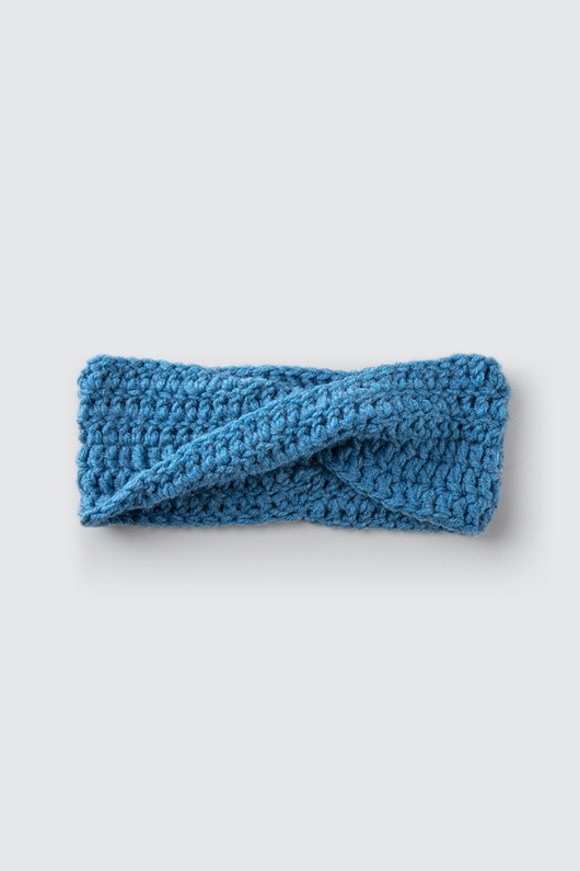 Opaska z węzłem z wełny merynosa handmade HisOutfit