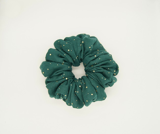 gumki do włosów Scrunchie muślinowa gumka do włosów