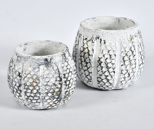 Donica, doniczka, osłonka Albero White, 19,5 cm Home Design