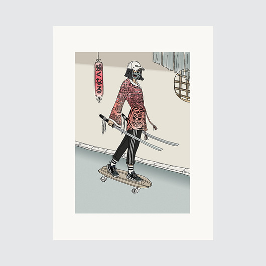 Plakat Samurai Girl Maria Regucka
