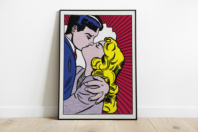 Roy Lichtenstein, grafika Pop Art Pas De LArt