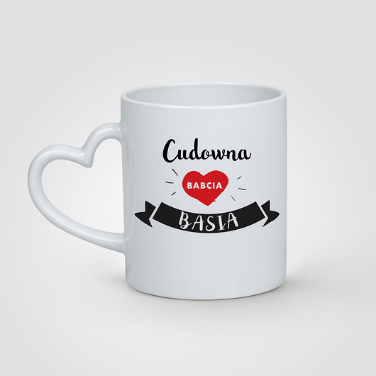 Dzień babci, kubek z imieniem "Cudowna babcia"  Neogift