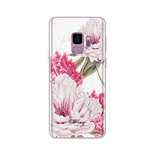 Etui na telefon Peonies, Galaxy S9 MUNI design