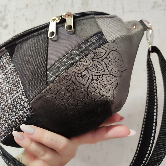 saszetka nerka Nerka XXL unikat półmandala