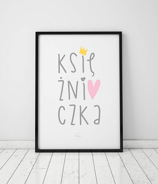 plakat. księżniczka Love Life and Forest