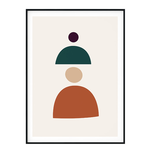 Plakat skandynawski Jesienna abstrakcja no. 25 myscandi