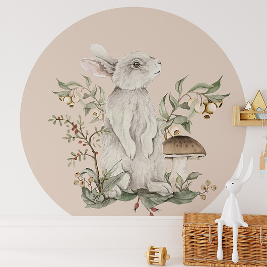 naklejki ścienne do pokoju dziecka Naklejka "Royal Bunnies 