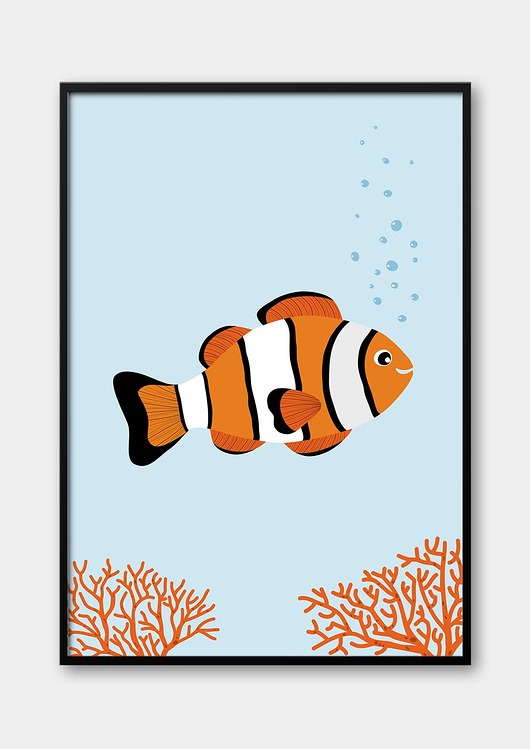 obrazy i plakaty do pokoju dziecięcego Plakat -  Podwodny Świat Nr 5