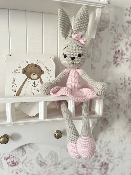 misie i maskotki Maskotka króliczek Florentynka 35 cm