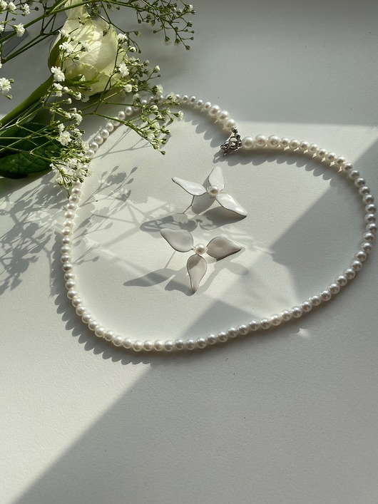 komplet biżuterii Zestaw biżuterii ślubnej