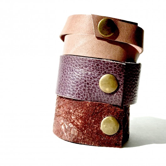 Zestaw Komplet Skórzanych Bransoletek Spicy CADOaccessories