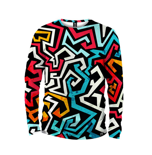 bluzy męskie Koszulka Longsleeve Męska DR.CROW Crazy Style