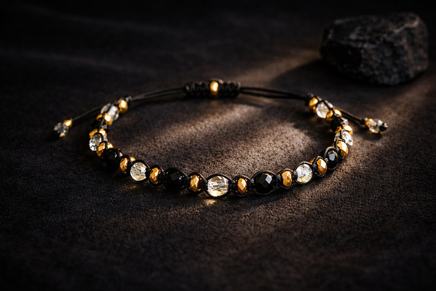 bransoletki z kamieni naturalnych Bransoletka ochronna "Black Magic"
