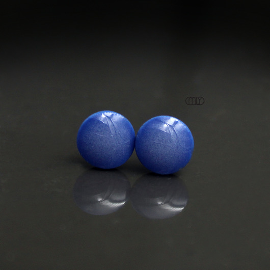 Mini Seladonowe 9mm/stal chirurgiczna Magda Łysiak