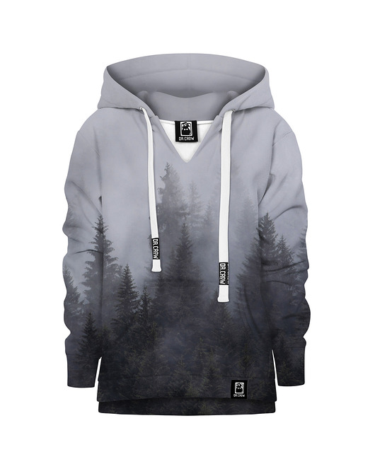 bluzy dla chłopców Bluza Chłopiec DR.CROW Las We Mgle