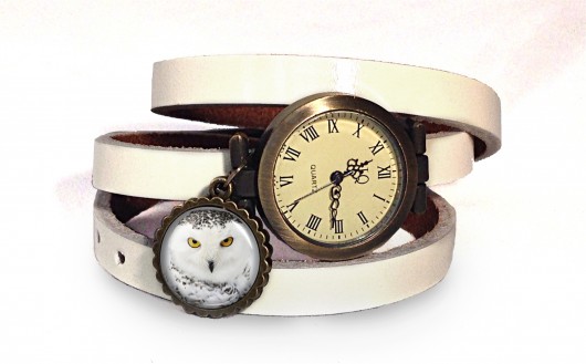 Zegarek skórzany Hedwiga Harry Potter EGGinEGG