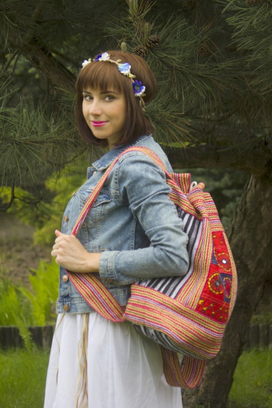Plecak BOHO / ręcznie tkany / etno BOHO STREET WEAR