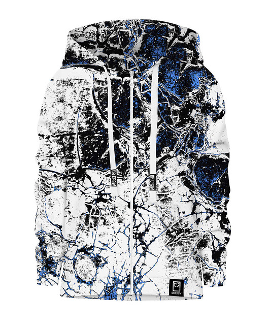 bluzy dla dziewczynki Bluza Zamek Dziewczynka DR.CROW Marble White