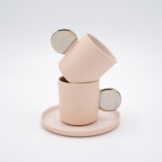 Filiżanka do Espresso / Rose / Platyna Lutumursi