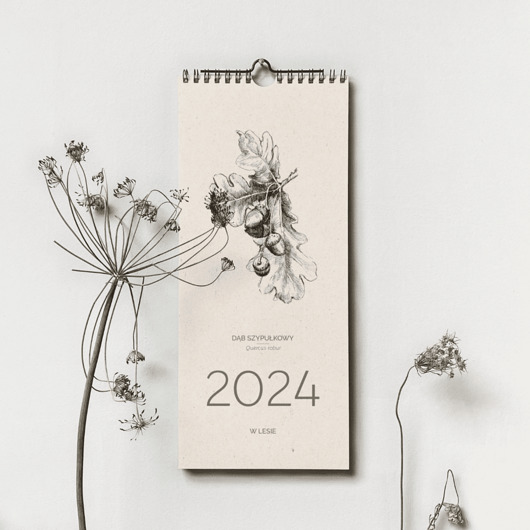kalendarze i plannery W lesie - kalendarz 2024