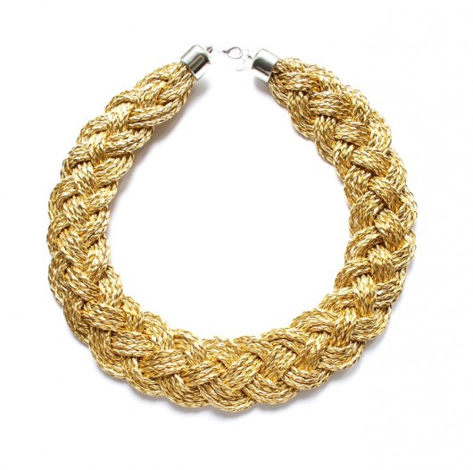Golden Pigtail Republika jewelry