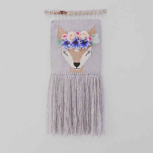 Makatka  Makrama Sarenka wool and stick