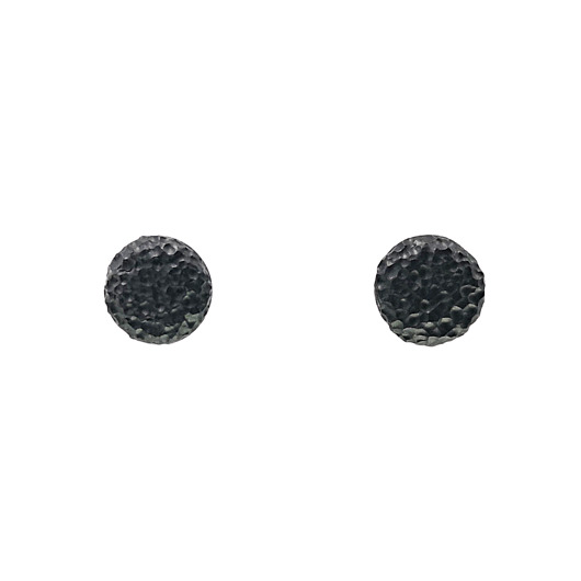 Kolczyki Sculpting black 10 mm RAROU