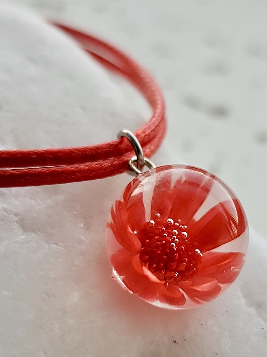 Bransoletka sznurkowa z kwiatuszkiem Grol Jewellery