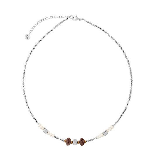 chokery Naszyjnik Boho Chic z Marbelii - Srebrne
