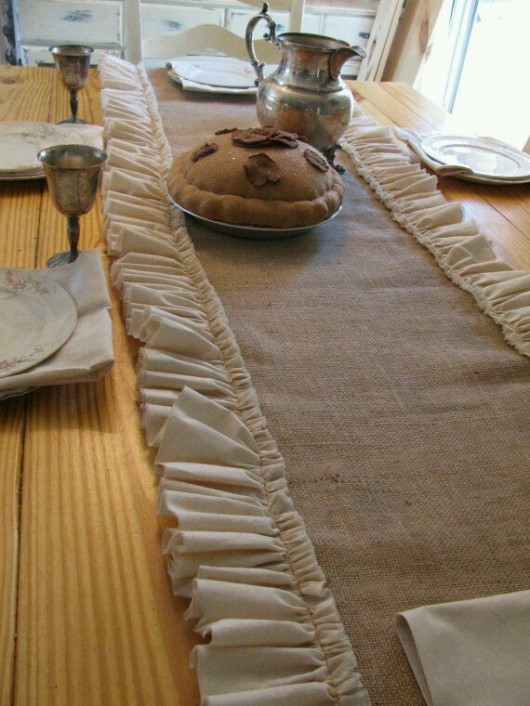 BIEŻNIK -natural burlap- dorota woytasiewicz