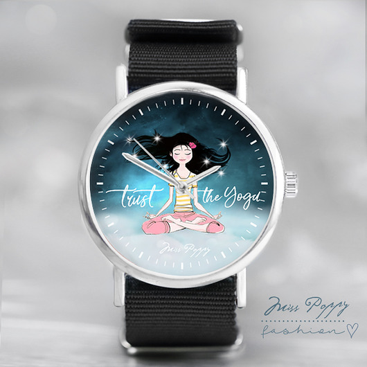 - 12 %  Trust the Yoga - Zegarek Miss Poppy  Makaliboo